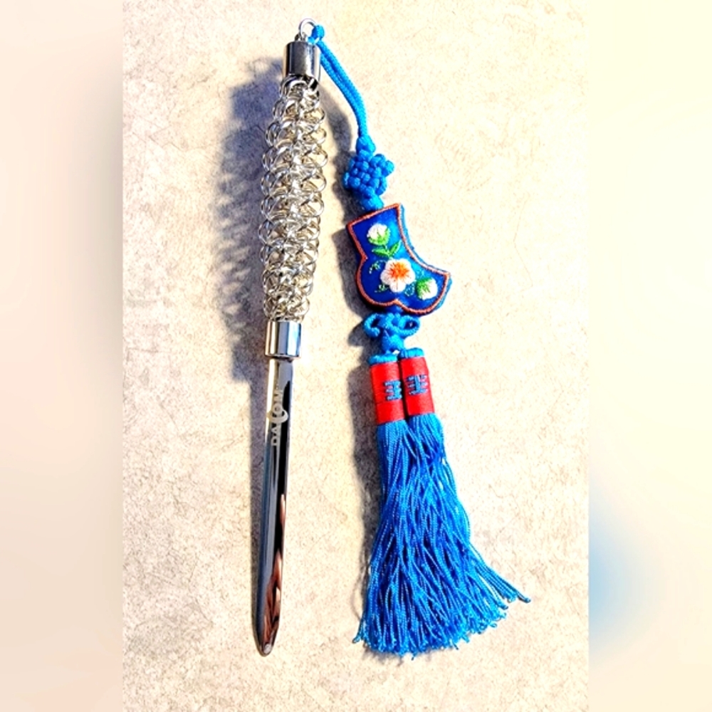 Silver Letter Opener + Tassel
